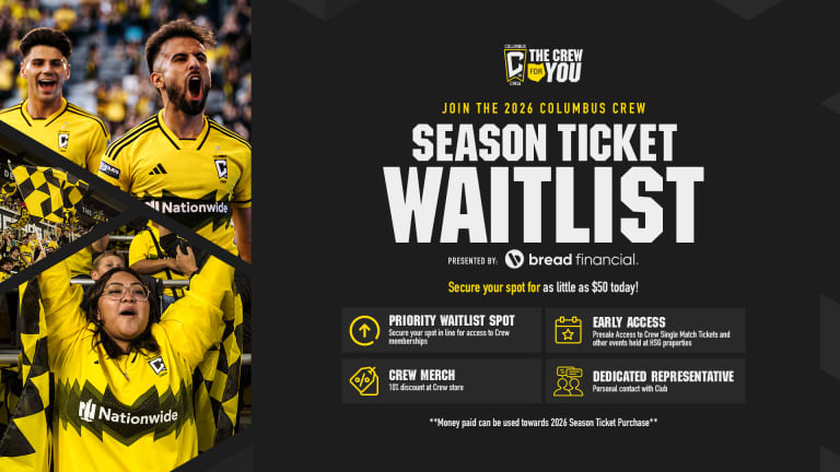 season ticket waitlist with bread