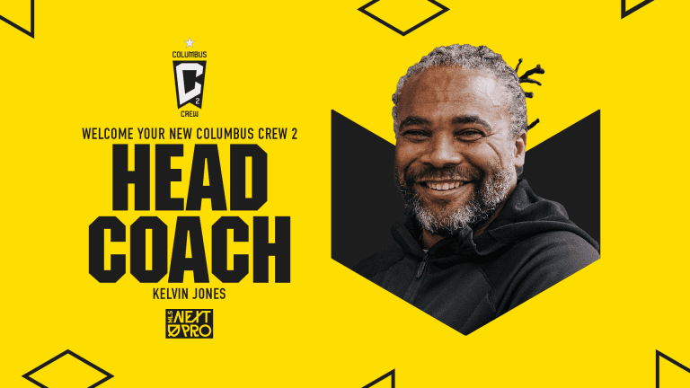 Columbus Crew 2 Coach Kelvin Jones